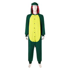 Movie IF (2024) The Man Upstairs Green Dinosaur Sleepwear Jumpsuit ​Outfits Cosplay Costume Halloween Carnival Suit 