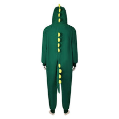 Movie IF (2024) The Man Upstairs Green Dinosaur Sleepwear Jumpsuit ​Outfits Cosplay Costume Halloween Carnival Suit 