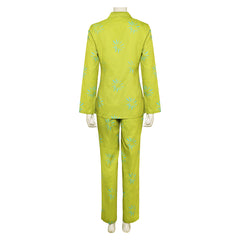 Movie Inside Out 2 (2024) Joy Green Sleepwear Pajamas Outfits Cosplay Costume Halloween Carnival Suit 