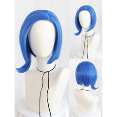 Movie Inside Out 2 (2024) Sadness Blue Wig Cosplay Accessories Halloween Carnival Props