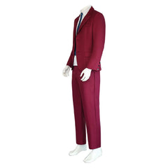 Movie Joker 2 (2024) Arthur Fleck Joker Red Suit Outfits Cosplay Costume Halloween Carnival 