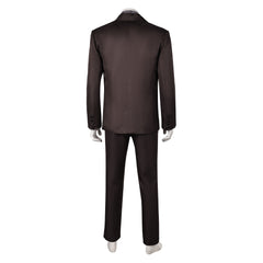 Movie Joker 2 Joker: Folie à Deux (2024) Arthur Fleck Dark Suit Outfits Cosplay Costume Halloween Carnival Suit 