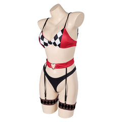 Movie Joker 2 Joker: Folie à Deux (2024) Harley Quinn Sexy Lingerie for Women Outfits Cosplay Costume Halloween Carnival Suit - Coshduk