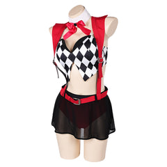 Movie Joker 2 Joker: Folie à Deux (2024) Harley Quinn Sexy Lingerie For Women Outfits Cosplay Costume Halloween Carnival Suit