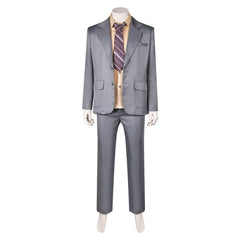 Movie Joker 2 Joker: Folie à Deux (2024) Joker Gray Suit Outfits Cosplay Costume Halloween Carnival Suit 