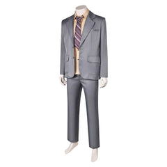 Movie Joker 2 Joker: Folie à Deux (2024) Joker Gray Suit Outfits Cosplay Costume Halloween Carnival Suit 