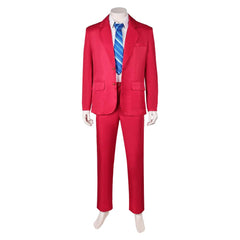 Movie Joker 2 Joker: Folie à Deux (2024) Joker Red Suit Outfits Cosplay Costume Halloween Carnival Suit