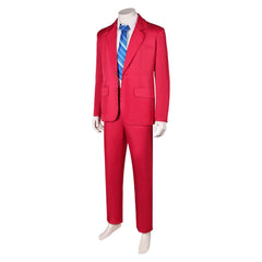 Movie Joker 2 Joker: Folie à Deux (2024) Joker Red Suit Outfits Cosplay Costume Halloween Carnival Suit