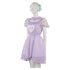 Movie K-12 Cry Baby Purple Dress Outfits Cosplay Costume Halloween Carnival Suit 