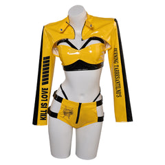 Movie Kill Bill The Bride Yellow Sexy Lingerie For Women Costume Cosplay Costume Outfits Halloween Carnival Suit