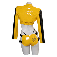 Movie Kill Bill The Bride Yellow Sexy Lingerie For Women Costume Cosplay Costume Outfits Halloween Carnival Suit