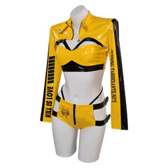 Movie Kill Bill The Bride Yellow Sexy Lingerie For Women Costume Cosplay Costume Outfits Halloween Carnival Suit