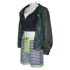 Movie Leon: The Professional Mathilda Green Outfits Cosplay Costume Halloween Carnival Suit