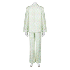 Movie Lisa Frankenstein 2024 Misty Green Flora Sleepwear Outfits Cosplay Costume Halloween Carnival Suit