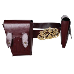 Movie Padme Amidala Brown Fanny Pack Belt Cosplay Halloween Carnival Accessories Props