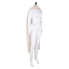 Movie Padme Amidala White Cloak Outfits Cosplay Costume Halloween Carnival Suit