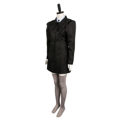 Movie Poor Things 2023 Belle Baxter Black Set Outfits Cosplay Costume Halloween Carnival Suit