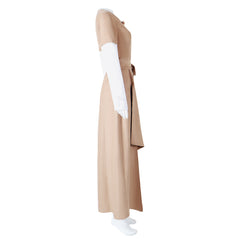 Movie Return of the Jedi Leia Brown Dress Outfits Cosplay Costume Halloween Carnival Suit