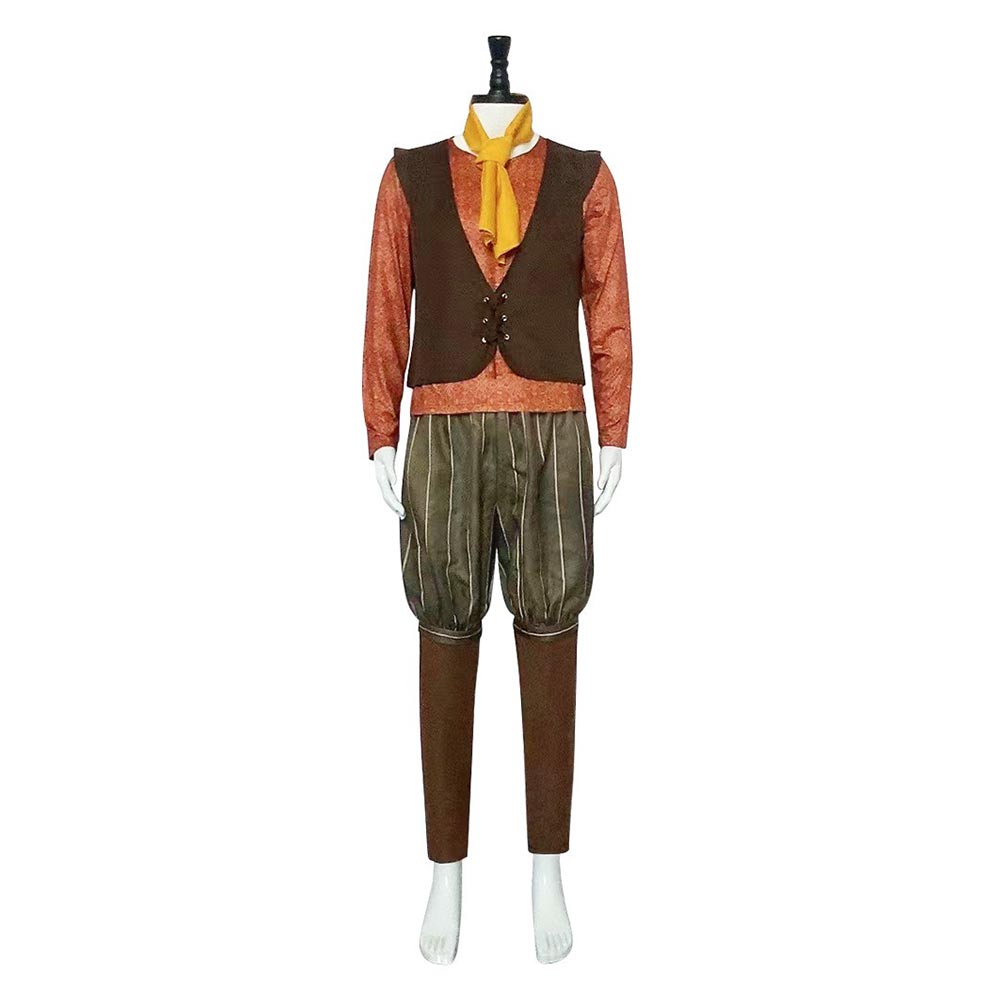 Movie Sherk Rumpelstiltskin Brown Outfits Cosplay Costume Halloween Carnival Suit