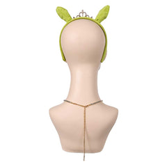 Movie Shrek Fiona Headband Tiara Necklace Set Cosplay Halloween Carnival Accessories Props