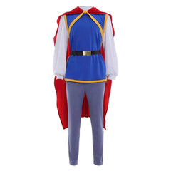 Movie Snow White Prince Florian Blue Outfits Cosplay Costume Halloween Carnival Suit