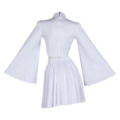 Movie Star Wars Leia Superheroine Dress Cosplay Costume Outfits Halloween Carnival Suit