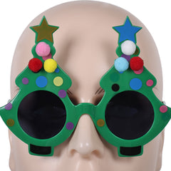 Movie Terrifier 3 (2024) Art The Clown Santa Christmas Tree Glasses Halloween Carnival Accessories Props