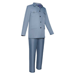 Movie The Boy And The Heron Mahito Maki Gray Uniform Outfits Cosplay Costume Halloween Carnival Suit