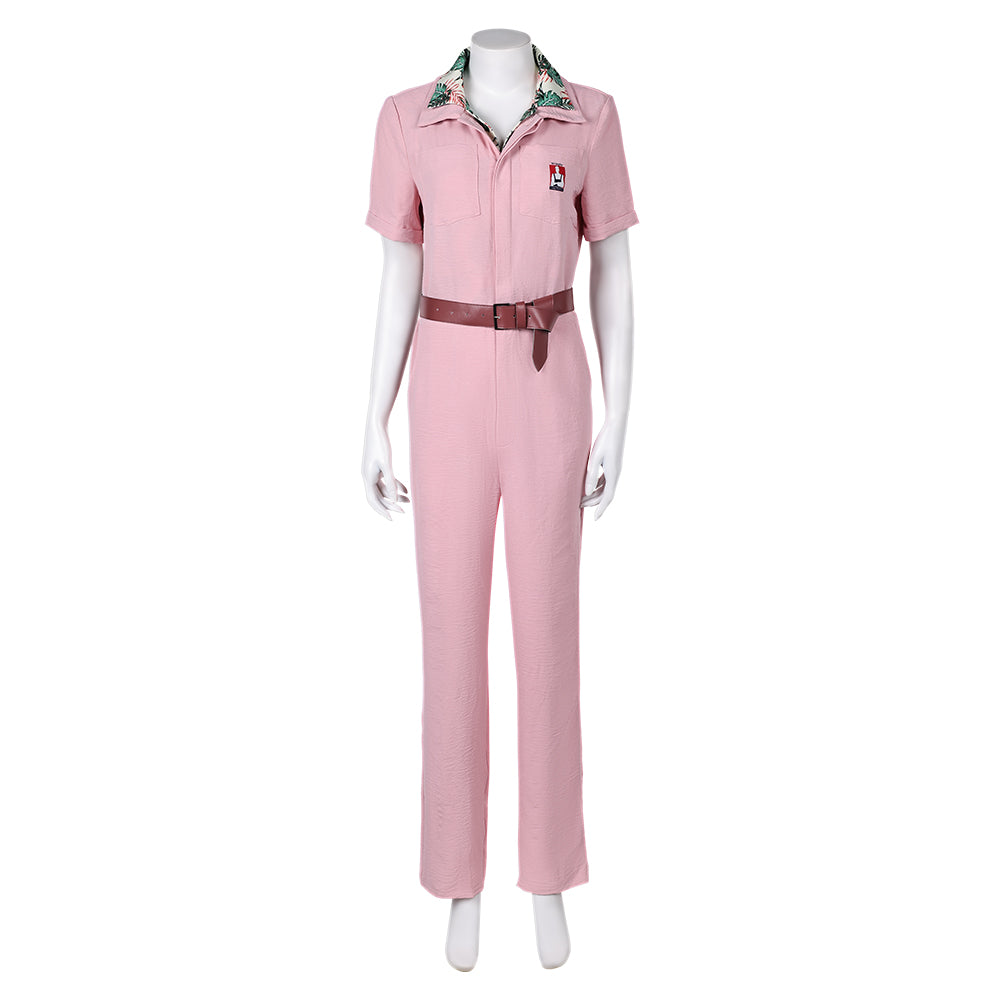 Movie The Fall Guy (2024) Jody Moreno Pink Jumpsuit Cosplay Costume Outfits Halloween Carnival Suit