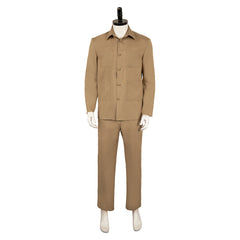 Movie The Platform 2 (2024) Brown Unisex Prison Uniform Outfits Cosplay Costume Halloween Carnival Suit