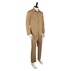 Movie The Platform 2 (2024) Brown Unisex Prison Uniform Outfits Cosplay Costume Halloween Carnival Suit