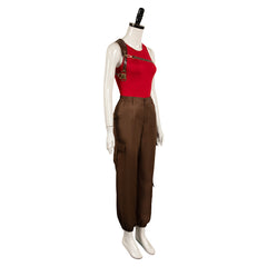 Movie Twisters (2024) Kate Carter Red Tank Top Set Outfits Cosplay Costume Halloween Carnival Suit