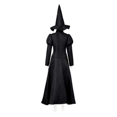 Movie Wicked (2024) Elphaba Black Witch Dress Outfits Cosplay Costume Halloween Carnival Suit 