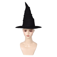 Movie Wicked (2024) Elphaba Black Witch Hat Cosplay Halloween Carnival Accessories Props