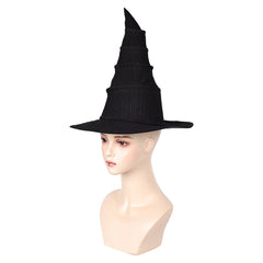 Movie Wicked (2024) Elphaba Black Witch Hat Cosplay Halloween Carnival Accessories Props