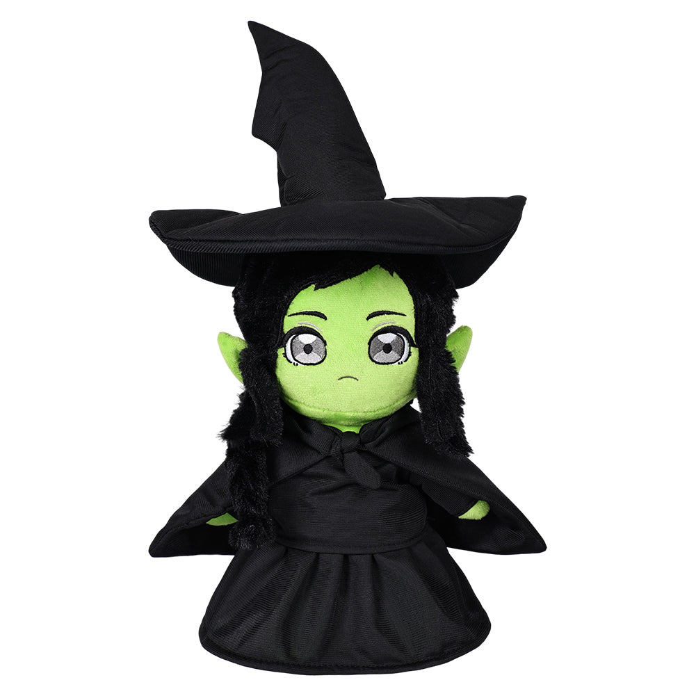 Movie Wicked (2024) Elphaba Cosplay Plush Toys Cartoon Soft Stuffed Dolls Mascot Birthday Xmas Gift