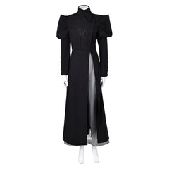 Movie Wicked (2024) Elphaba Witch Black Dress Outfits Cosplay Costume Halloween Carnival Suit 