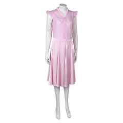 Movie Wicked (2024) Glinda Pink Dress Outfits Cosplay Costume Halloween Carnival Suit