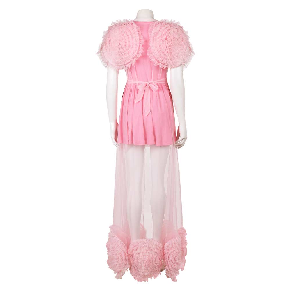 open lace back dress Pink Wicked Glinda Dress by Ariana Grande Glinda Costume  CoserZ