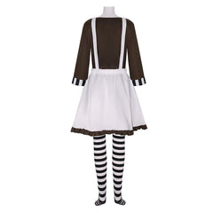 Movie Wonka Charlie And The Chocolate Factory Women Oompa Loompa Outfits Cosplay Costume Halloween Carnival Suit 