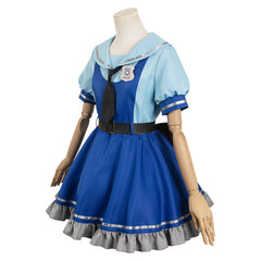 Movie Zootopia 2 Judith Blue Dress Cosplay Costume Outfits Halloween Carnival Suit - Coshduk