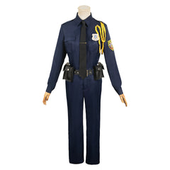 Movie Zootopia 2 Judy Hopps Blue Police Uniform Outfits Cosplay Costume Halloween Carnival Suit 