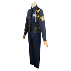 Movie Zootopia 2 Judy Hopps Blue Police Uniform Outfits Cosplay Costume Halloween Carnival Suit 