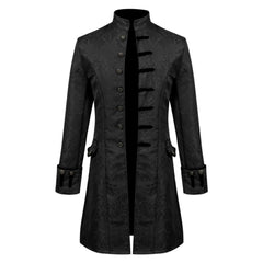 Nosferatu (2024) Nosferatu Vampire Black Coat Outfits Cosplay Costume Halloween Carnival Suit