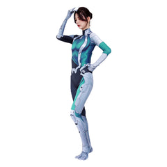 Mv Rivals (2024) Luna Snow Blue Jumpsuit Outfits Cosplay Costume 