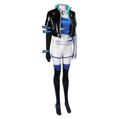 Mv Rivals (2024) Luna Snow Blue White Outfits Cosplay Costume