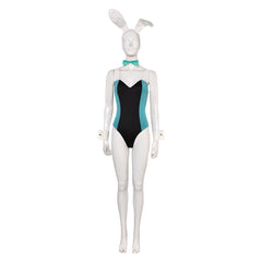 Mv Rivals (2024) Luna Snow Green Black Bunny Sexy Outfits Cosplay Costume 