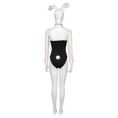 Mv Rivals (2024) Luna Snow Green Black Bunny Sexy Outfits Cosplay Costume 