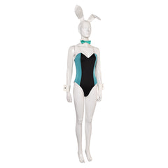 Mv Rivals (2024) Luna Snow Green Black Bunny Sexy Outfits Cosplay Costume 