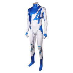 Mv Rivals (2024) Mister Fantastic Blue White Jumpsuit Outfits Cosplay Costume